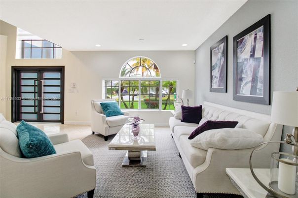 Interior, Living room, Recessed Lighting
