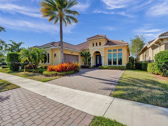 Attached, Backyard, Exterior, Facade, Mediterranean