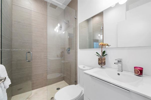 Bathroom, Glass Shower, Interior