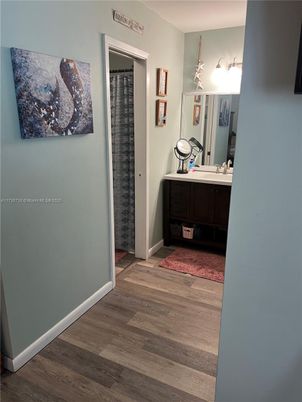 Bathroom, Interior, Wood Texture Flooring