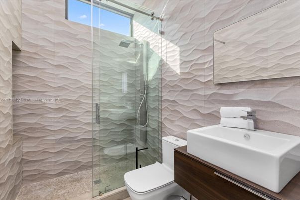 Bathroom, Glass Shower, Interior