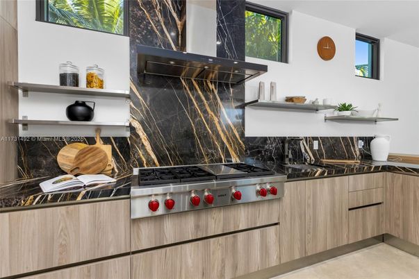 Interior, Kitchen, Marble Walls