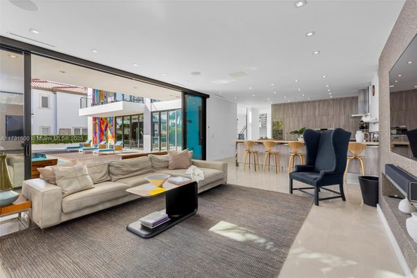 Interior, Kitchen, Living room, Recessed Lighting