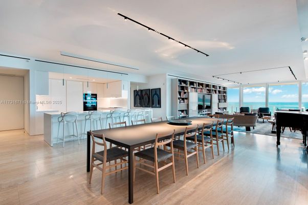 Dining room, Interior, Kitchen, Living room, Water, Wood Texture Flooring