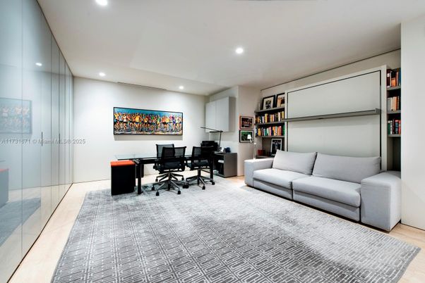Home Office, Interior, Recessed Lighting