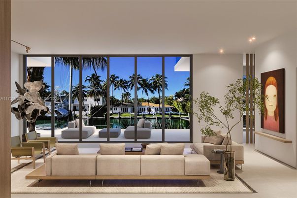 Interior, Living room, Recessed Lighting