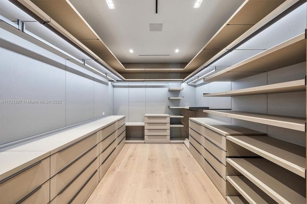 Interior, Recessed Lighting, Walk-in Closets, Wood Texture Flooring