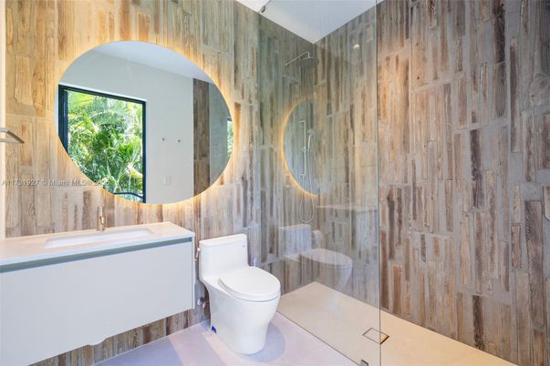 Bathroom, Glass Shower, Interior