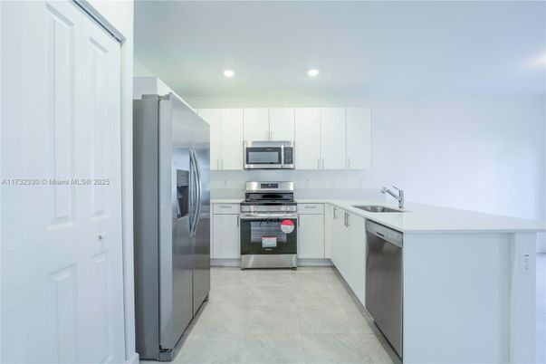 Interior, Kitchen, Recessed Lighting, Stainless Steel Appliances
