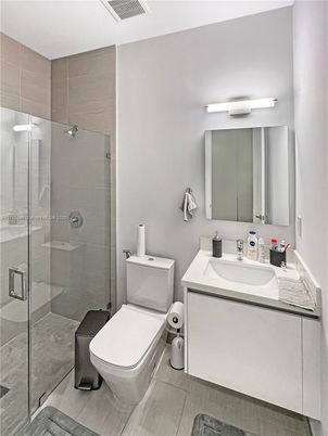 Bathroom, Dual Sink Vanities, Glass Shower, Interior