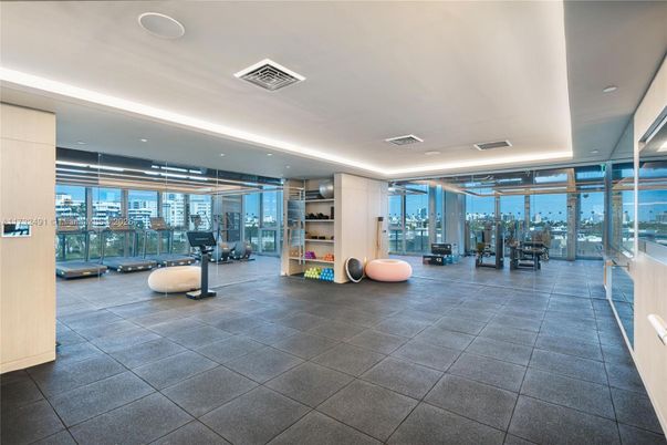 Fitness Equipment, Gym, Interior, Recessed Lighting