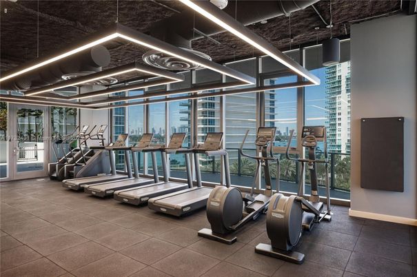 Fitness Equipment, Gym, Interior