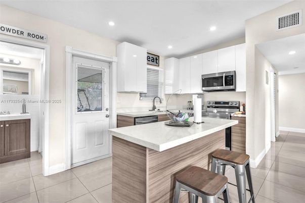 Interior, Kitchen, Recessed Lighting, Stainless Steel Appliances