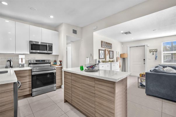 Interior, Kitchen, Recessed Lighting, Stainless Steel Appliances