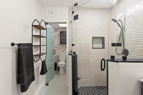 Bathroom, Glass Shower, Interior