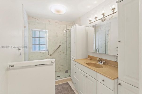 Bathroom, Glass Shower, Interior, Marble Walls