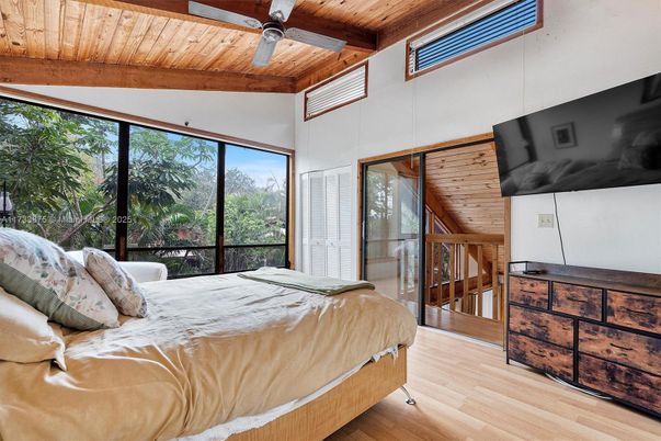 Bedroom, Interior, Wooden Beams, Wooden Ceilings, Wood Texture Flooring