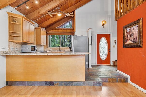 Interior, Kitchen, Wooden Beams, Wooden Ceilings, Wood Texture Flooring