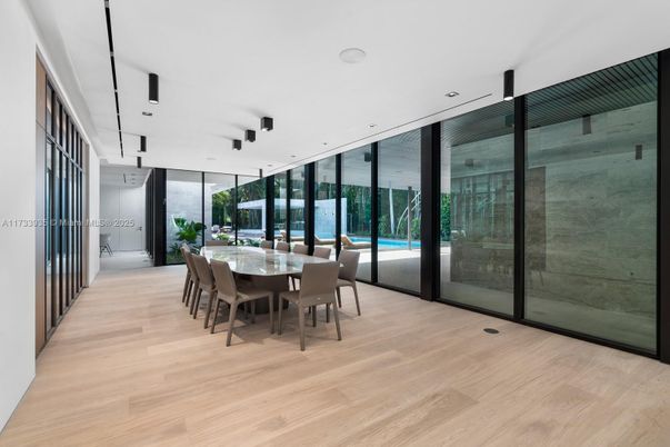 Dining room, Interior, Wood Texture Flooring