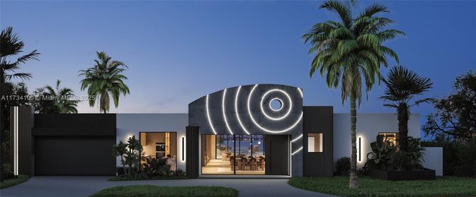 Attached, Exterior, Facade, Modern