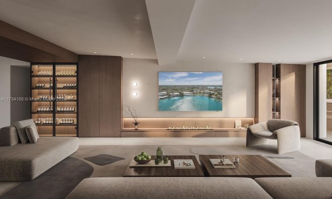 Interior, Living room, Recessed Lighting