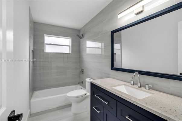 Bathroom, Glass Shower, Interior, Wood Texture Flooring