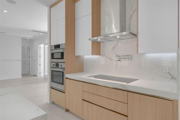 Interior, Kitchen, Marble, Marble Walls, Recessed Lighting
