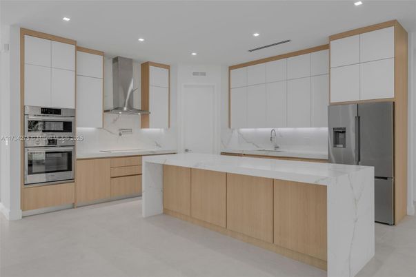 Interior, Kitchen, Recessed Lighting, Stainless Steel Appliances