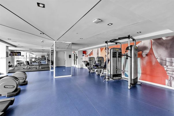 Fitness Equipment, Gym, Interior, Recessed Lighting