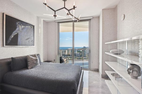 Bedroom, Interior, Pendant Lights, Water