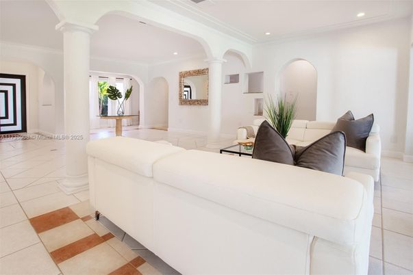 Interior, Living room, Recessed Lighting