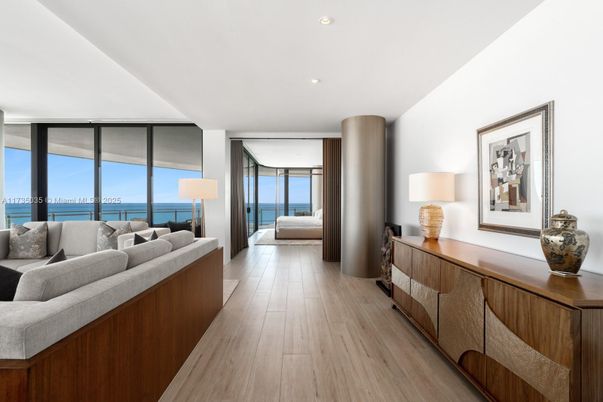 Bedroom, Interior, Recessed Lighting, Water, Wood Texture Flooring