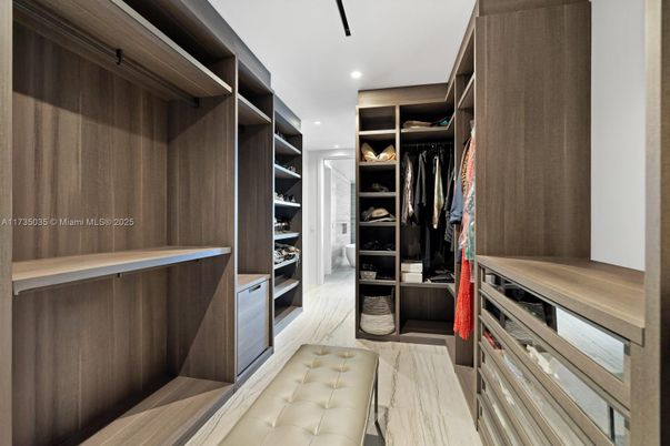 Interior, Marble, Recessed Lighting, Walk-in Closets