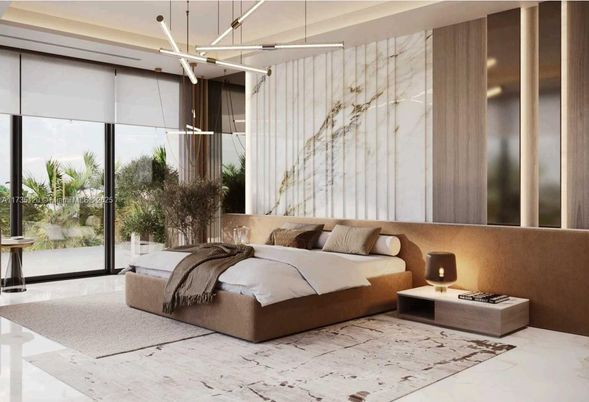 Bedroom, Interior, Pendant Lights