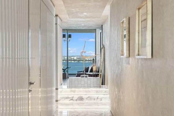 Interior, Marble, Recessed Lighting, Water