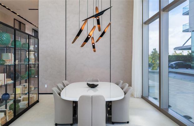 Dining room, Interior, Pendant Lights