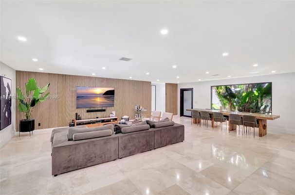 Dining room, Interior, Living room, Recessed Lighting