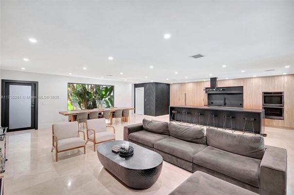 Interior, Kitchen, Living room, Recessed Lighting
