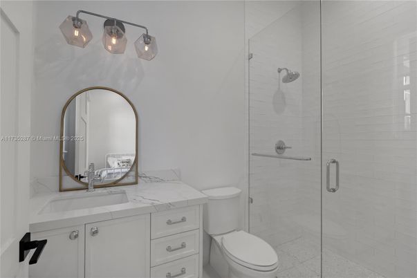 Bathroom, Glass Shower, Interior