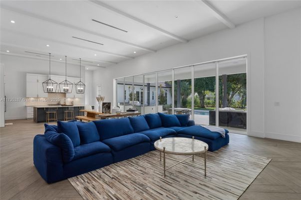 Dining room, Interior, Kitchen, Living room, Pendant Lights, Recessed Lighting, Wood Texture Flooring