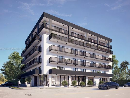 Exterior, Facade, Condo Building