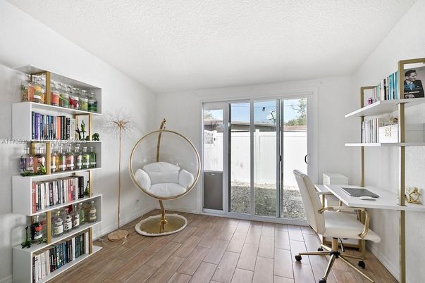 Home Office, Interior, Wood Texture Flooring