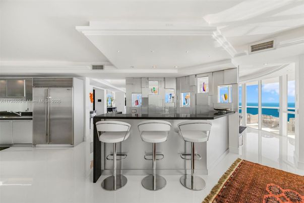 Interior, Kitchen, Recessed Lighting, Stainless Steel Appliances, Water