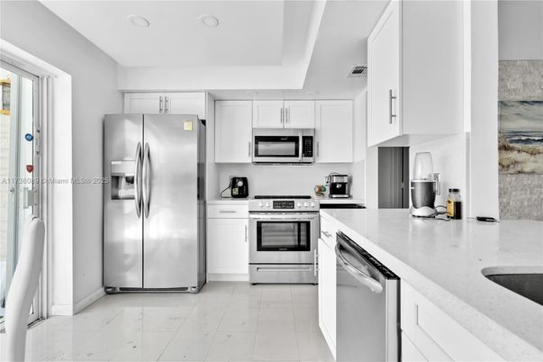 Interior, Kitchen, Recessed Lighting, Stainless Steel Appliances