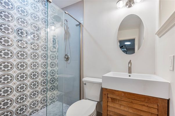 Bathroom, Glass Shower, Interior