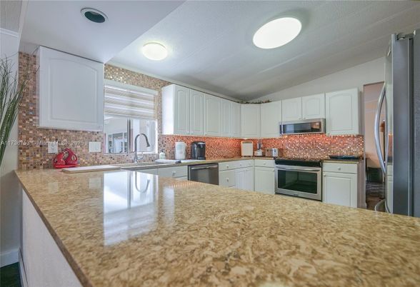 Interior, Kitchen, Recessed Lighting, Stainless Steel Appliances