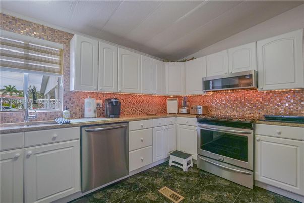 Interior, Kitchen, Stainless Steel Appliances