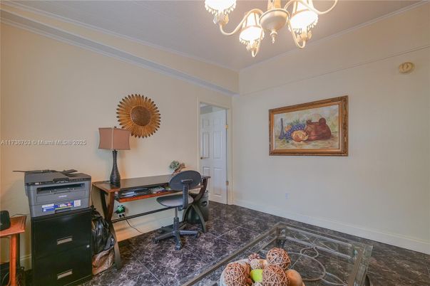Chandelier, Home Office, Interior