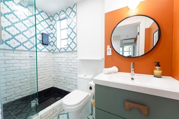 Bathroom, Glass Shower, Interior