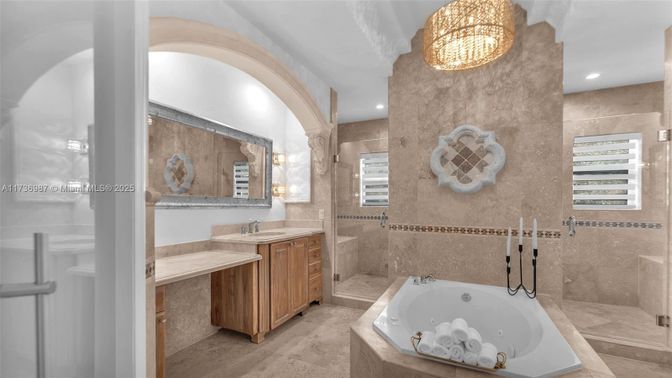 Bathroom, Interior, Recessed Lighting
